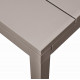Set tavolo Rio 210 con 8 sedie Net Multicolor dettaglio tavolo tortora