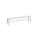 Rio bench Alu Nardi bianco