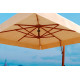 Riviera Aluwood ombrellone a braccio laterale 200x300 Ombrellificio Veneto dettaglio