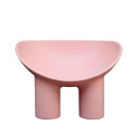 Driade Roly Poly Poltrona rosa carne vista