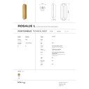 Rosalie L Lampada da parete DCW éditions specifiche tecniche