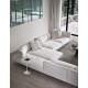 Knoll Saarinen Tavolino Tulip Ø 41 Marmo Arabescato ambientazione