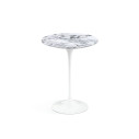 Knoll Saarinen Tavolino Tulip Ø 41 Marmo Arabescato vista