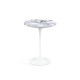 Knoll Saarinen Tavolino Tulip Ø 41 Marmo Arabescato vista