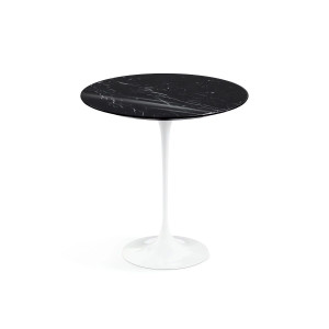 Knoll Saarinen Tavolino Tulip Ø 51 Marmo Nero Marquina