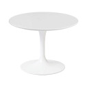 Knoll Saarinen Tavolino Tulip Ø 51 H 36-37 Laminato Bianco vista
