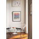 Knoll Saarinen Tavolino Tulip Ø 51 H 36-37 Laminato Bianco ambientazione