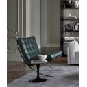 Knoll Saarinen Tavolino Tulip Ø 51 H 37 Nero-Marmo Nero Marquina ambientazione