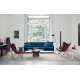 Knoll Saarinen Tavolino Tulip Ø 51 Marmo Arabescato ambientazione
