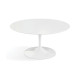 Knoll Saarinen Tavolino Tulip Ø 91 Laminato Bianco vista