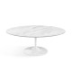 Knoll Saarinen Tavolino Tulip Ovale 107x70 Marmo Statuarietto vista