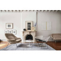Knoll Saarinen Tavolino Tulip Ovale 107x70 Marmo Statuarietto ambientazione
