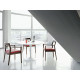 Knoll Saarinen Tavolo Tulip Ø 120 Laminato Bianco ambientazione