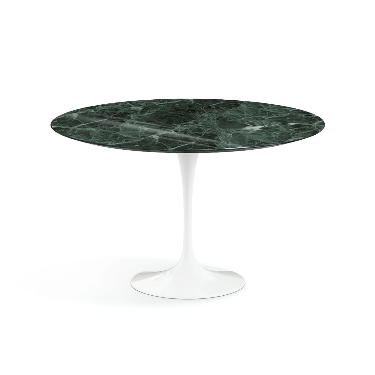 Knoll Saarinen Tavolo Tulip Ø 120 Marmo Verde Alpi