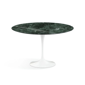 Knoll Saarinen Tavolo Tulip Ø 120 Marmo Verde Alpi