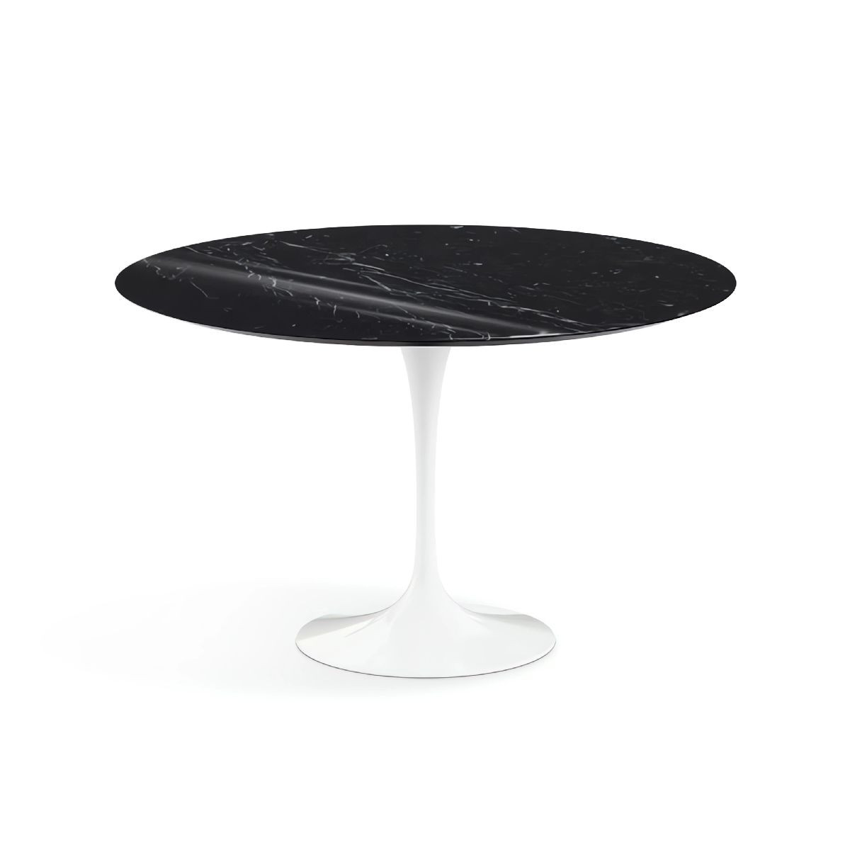 Knoll Saarinen Tavolo Tulip Ø 120 Marmo Nero Marquina
