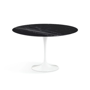 Knoll Saarinen Tavolo Tulip Ø 120 Marmo Nero Marquina