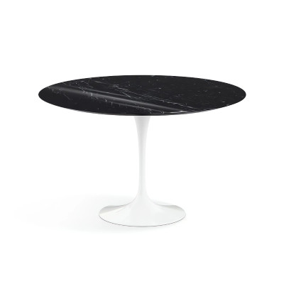 Knoll Saarinen Tavolo Tulip Ø 120 Marmo Nero Marquina