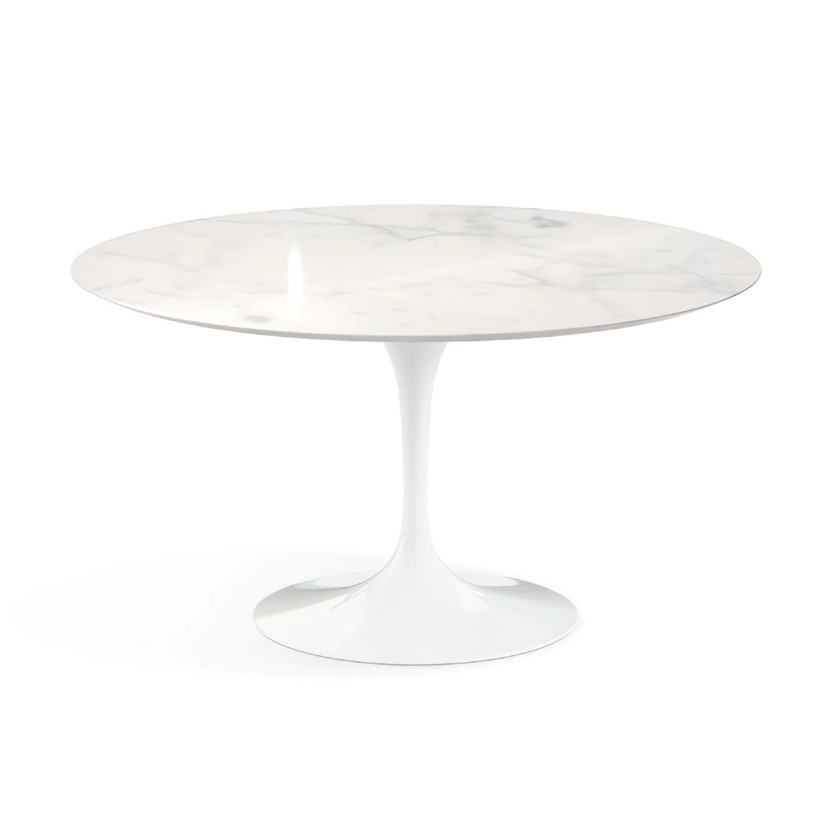 Knoll Saarinen Tavolo Tulip Ø 120 Marmo Statuarietto