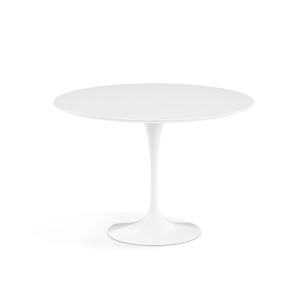 Knoll Saarinen Tavolo Tulip Ø 137 Laminato Bianco