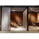 Knoll Saarinen Tavolino Tulip Ø 41 Laminato Bianco ambientazione