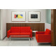 Knoll Saarinen Tavolino Tulip Ø 41 Laminato Bianco ambientazione