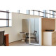 Knoll Saarinen Tavolino Tulip Ø 51 Laminato Bianco ambientazione