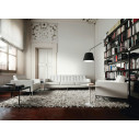 Knoll Saarinen Tavolino Tulip Ø 51 Laminato Bianco ambientazione