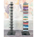 Libreria Sapiens H 152 grigio antracite BBB Italia ambientazione