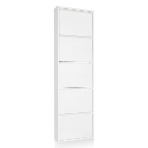 Scarpiera Ode 50 x 168,5 cm 5 ante bianco