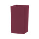 Vaso Schio Cubo Alto 80 Tera burgundy
