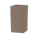 Vaso Schio Cubo Alto 80 Tera cappuccino