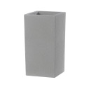 Vaso Schio Cubo Alto 80 Tera smoke