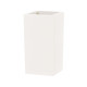Vaso Schio Cubo Alto 80 Tera bianco