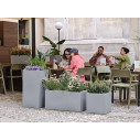 Vaso Schio Cubo Alto 80 Tera ambientazione