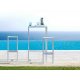 Seaside Tavolo alto 75x75x110 SE7575 Vermobil ambientazione