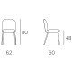 Sedia Nara Target Point dimensioni