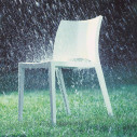 Sedia Aqua Bontempi Casa Polipropilene Bianco