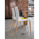  Sedia Aragona T7209S Tonin Casa ambientazione