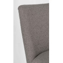 Sedia Beatriz grigio bouclè Bizzotto dettaglio