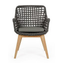 Sedia C-Br C-C Madison Nera Bizzotto 