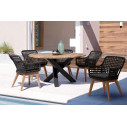 Sedia C-Br C-C Madison Nera Bizzotto ambientazione