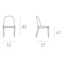 Sedia Cleveland Target Point dimensioni