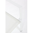 Sedia con braccioli Konnor bianco Bizzotto dettaglio