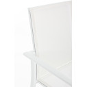 Sedia con braccioli Konnor bianco Bizzotto dettaglio
