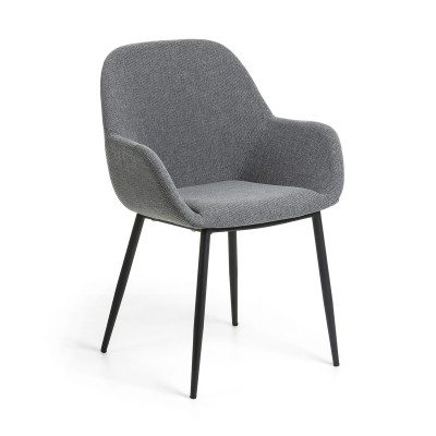 Sedia Konna grigio scuro