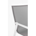 Sedia con braccioli Krion bianco Bizzotto dettaglio