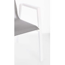 Sedia con braccioli Krion bianco Bizzotto dettaglio