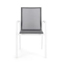 Sedia con braccioli Krion bianco Bizzotto vista