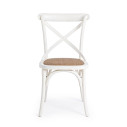 Sedia Cross bianco Bizzotto vista